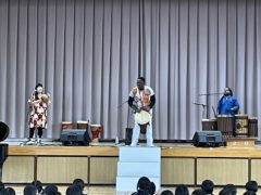 「BBモフラン＆ジャンボ」福島県福島市・小学校公演