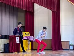 「キャラメルマシーン」千葉県・流山市小学校公演