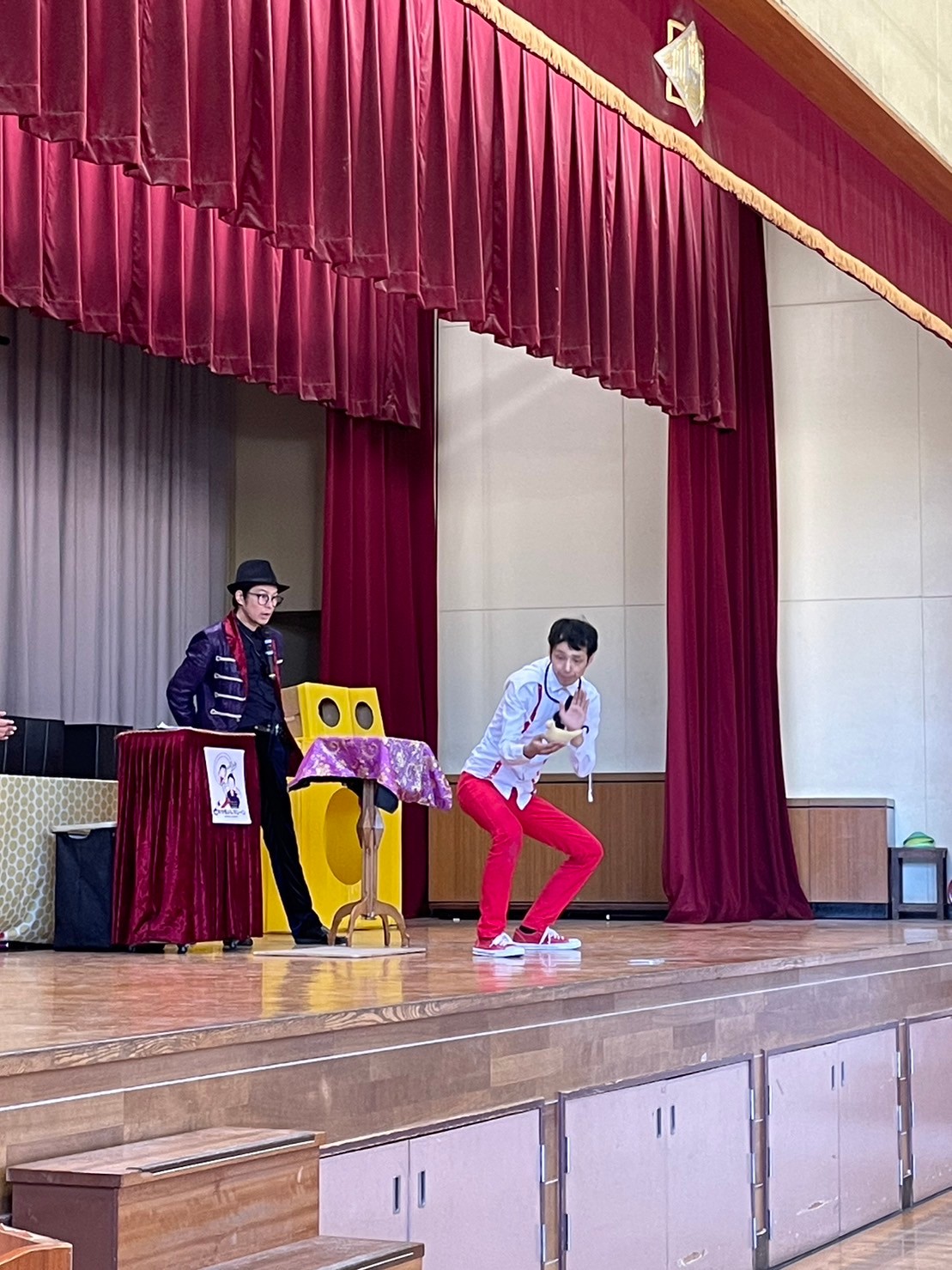 「キャラメルマシーン」千葉県・流山市小学校公演