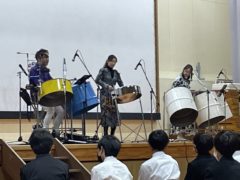 「WAIWAIスティールバンド～トリオ～」島根県・松江市中学校公演