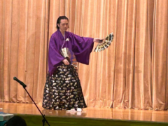 上口龍生「和龍叙音」　東京都西多摩郡・中学校公演