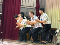 「パーカッションパフォーマンスプレーヤーズPPP」千葉県君津市・小学校公演