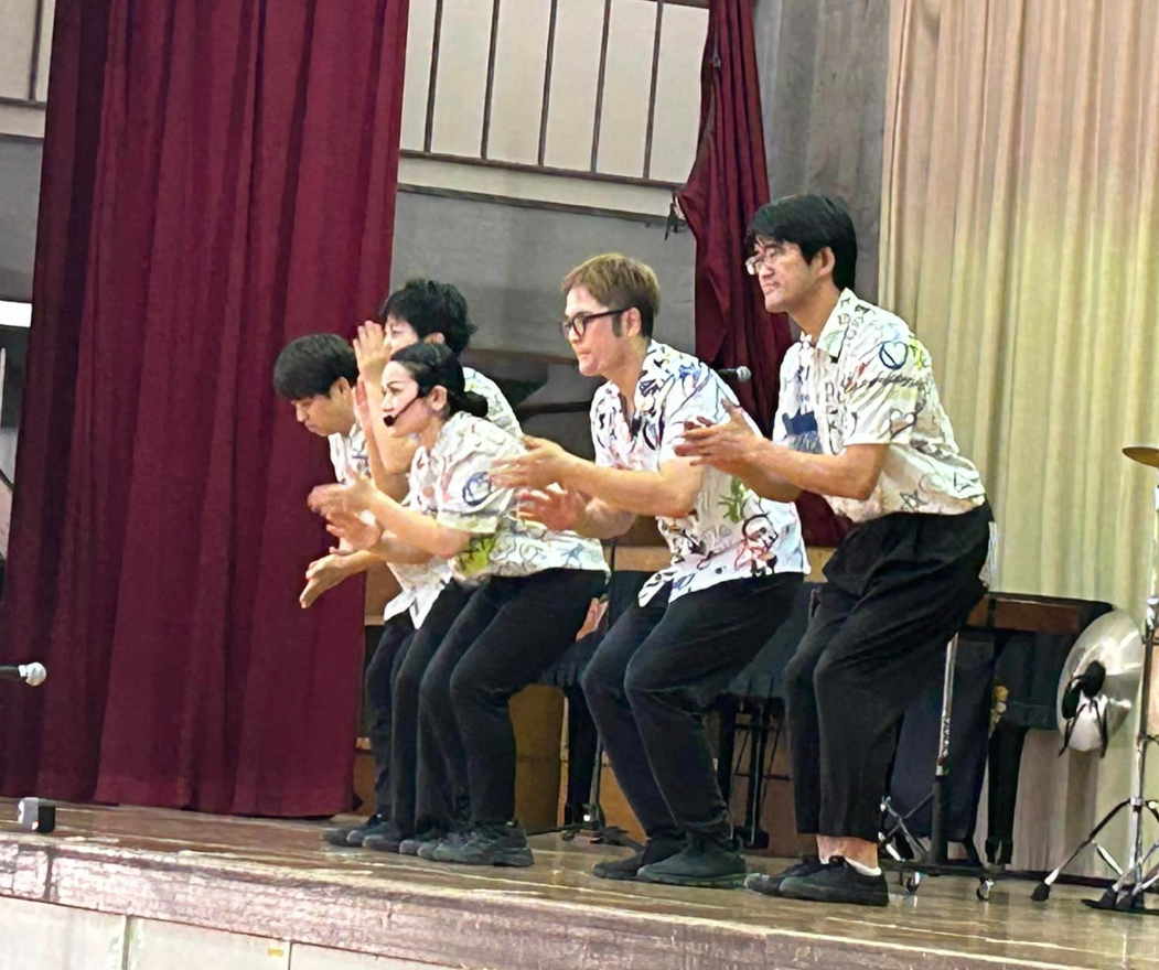 「パーカッションパフォーマンスプレーヤーズPPP」千葉県君津市・小学校公演