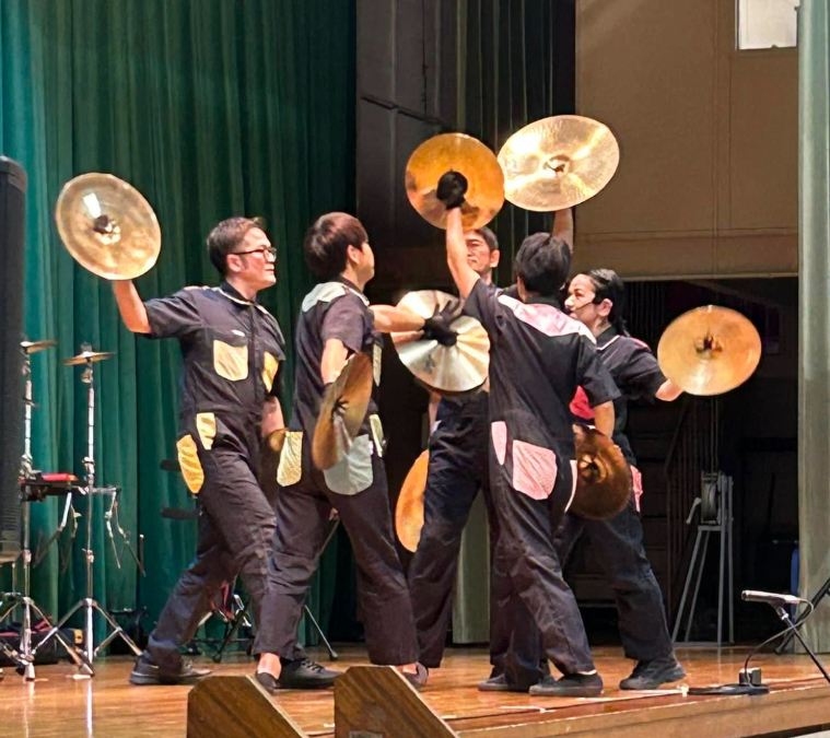 「パーカッションパフォーマンスプレーヤーズPPP」埼玉県本庄市・高等学校公演