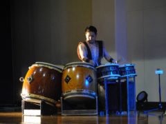 「道しるべ(和太鼓)菅原光朗」神奈川県足柄下郡・小学校公演