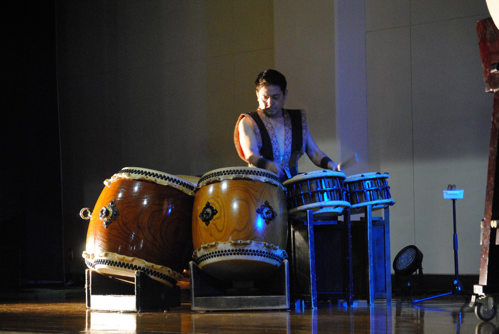 「道しるべ(和太鼓)菅原光朗」神奈川県足柄下郡・小学校公演