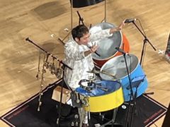 「WAIWAIスティールバンド~トリオ~」 福島県会津若松市・小学校公演