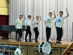 「パーカッションパフォーマンスプレーヤーズPPP」千葉県長生郡・小学校公演