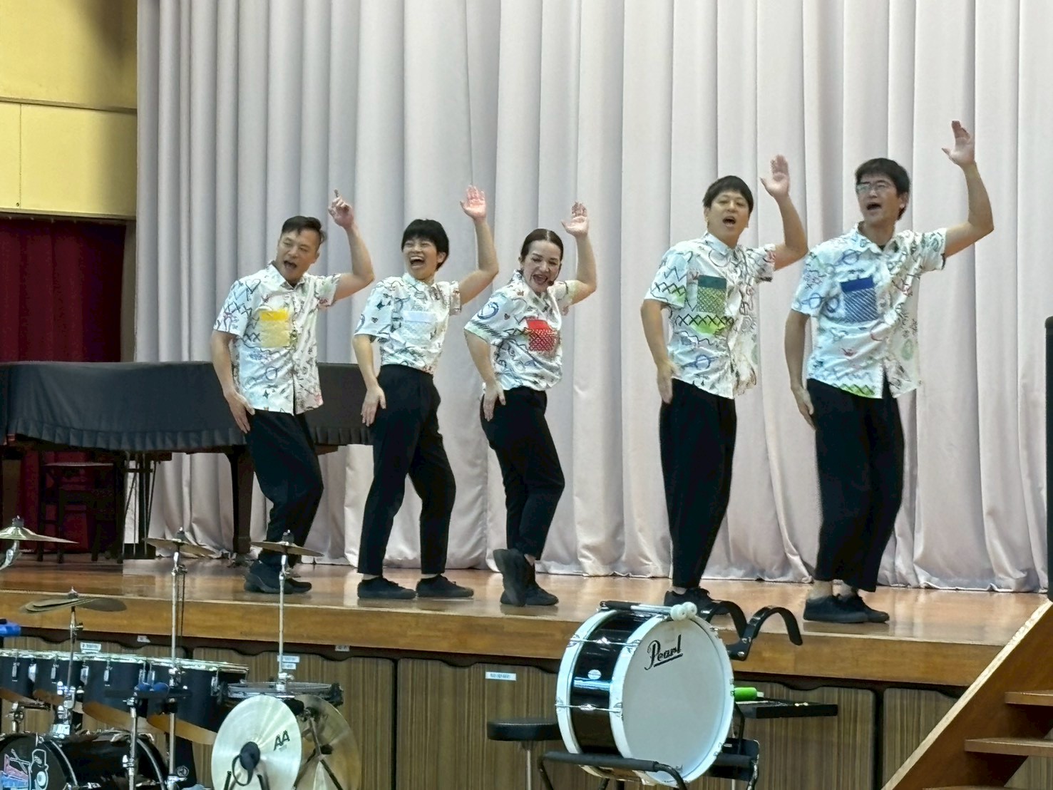 「パーカッションパフォーマンスプレーヤーズPPP」千葉県長生郡・小学校公演