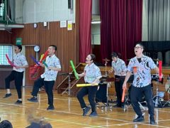 「パーカッションパフォーマンスプレーヤーズPPP」千葉県東金市・小学校公演