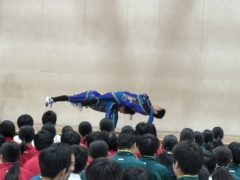 「しょぎょーむじょーブラザーズ」栃木県鹿沼市・中学校公演